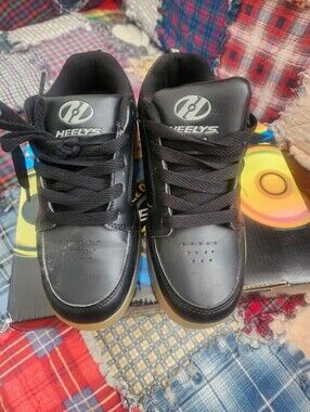 Heelys Kids Black Roller Shoes with Removable Wheels